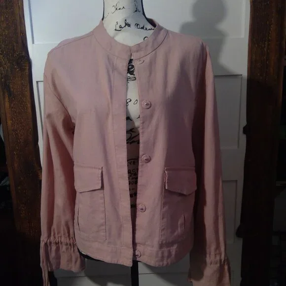Caslon Women's Pink Jacket Medium - Picture 3 of 11